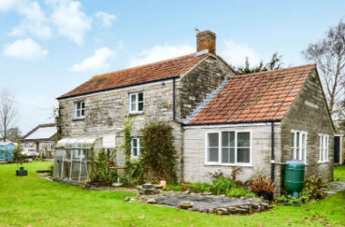 Stone house and garden